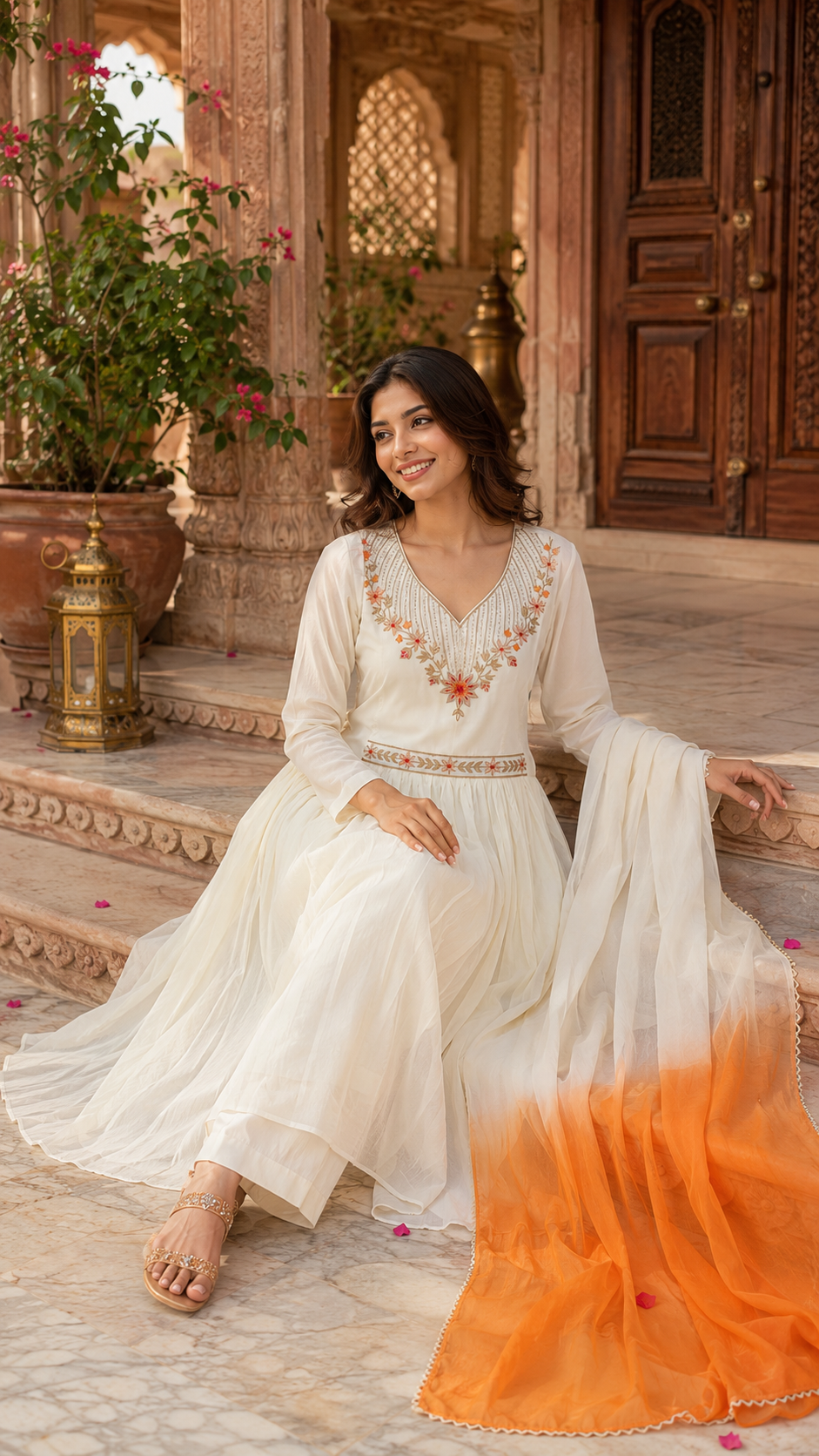 Sukoon Ivory Kurta Set
