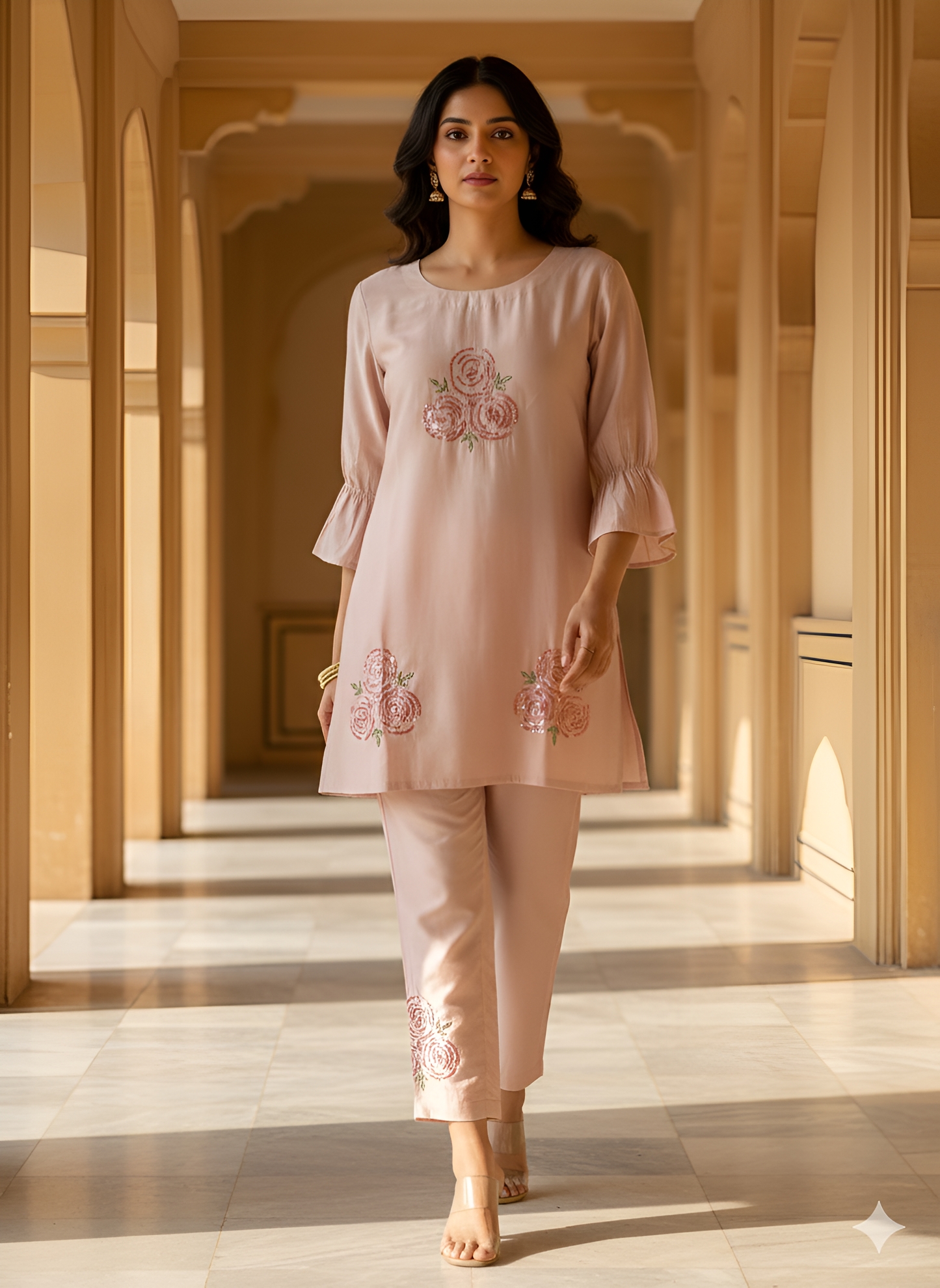 Sequin Silk Aura co-ord set