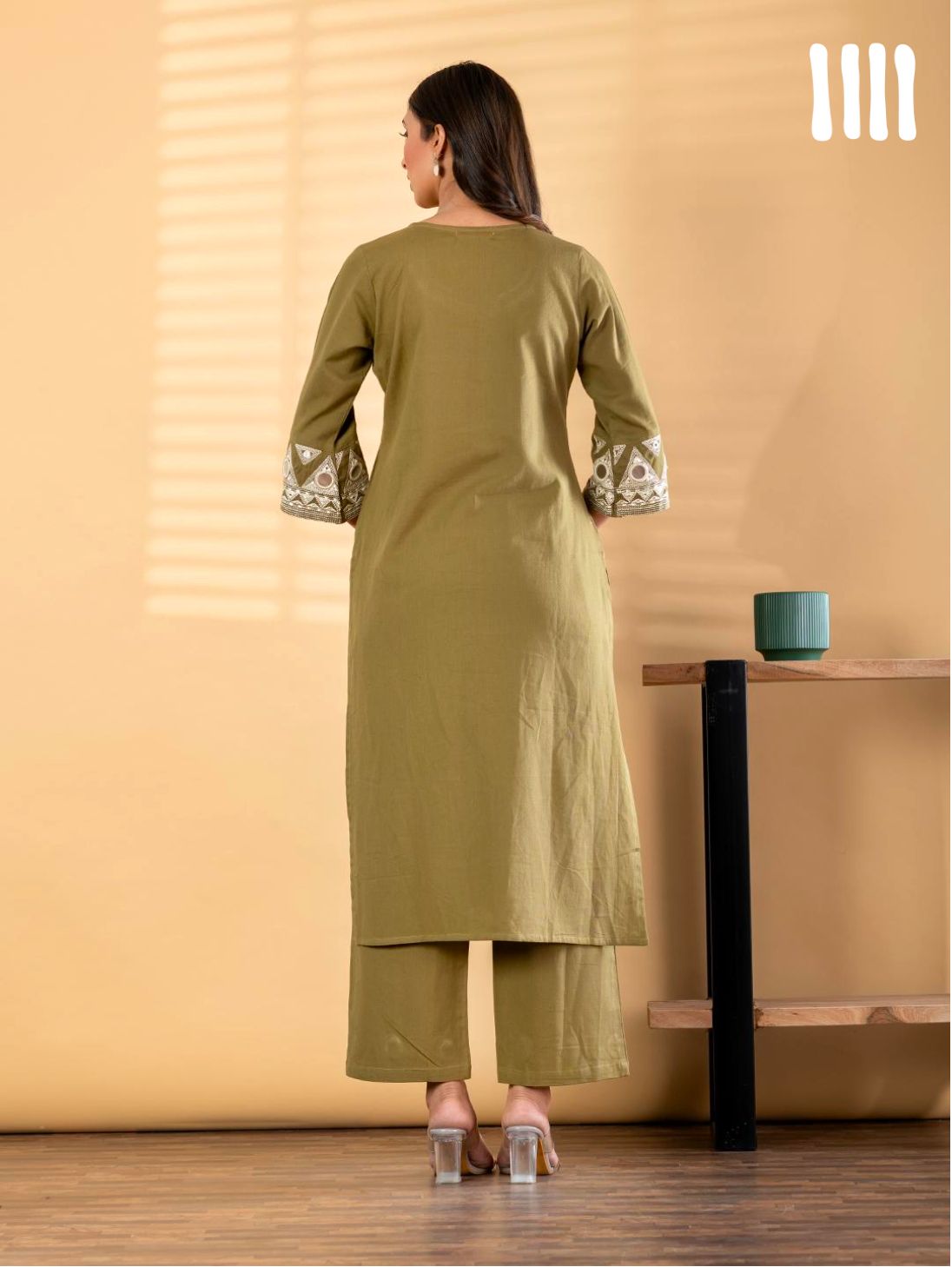 Olive Grace Kurta Set
