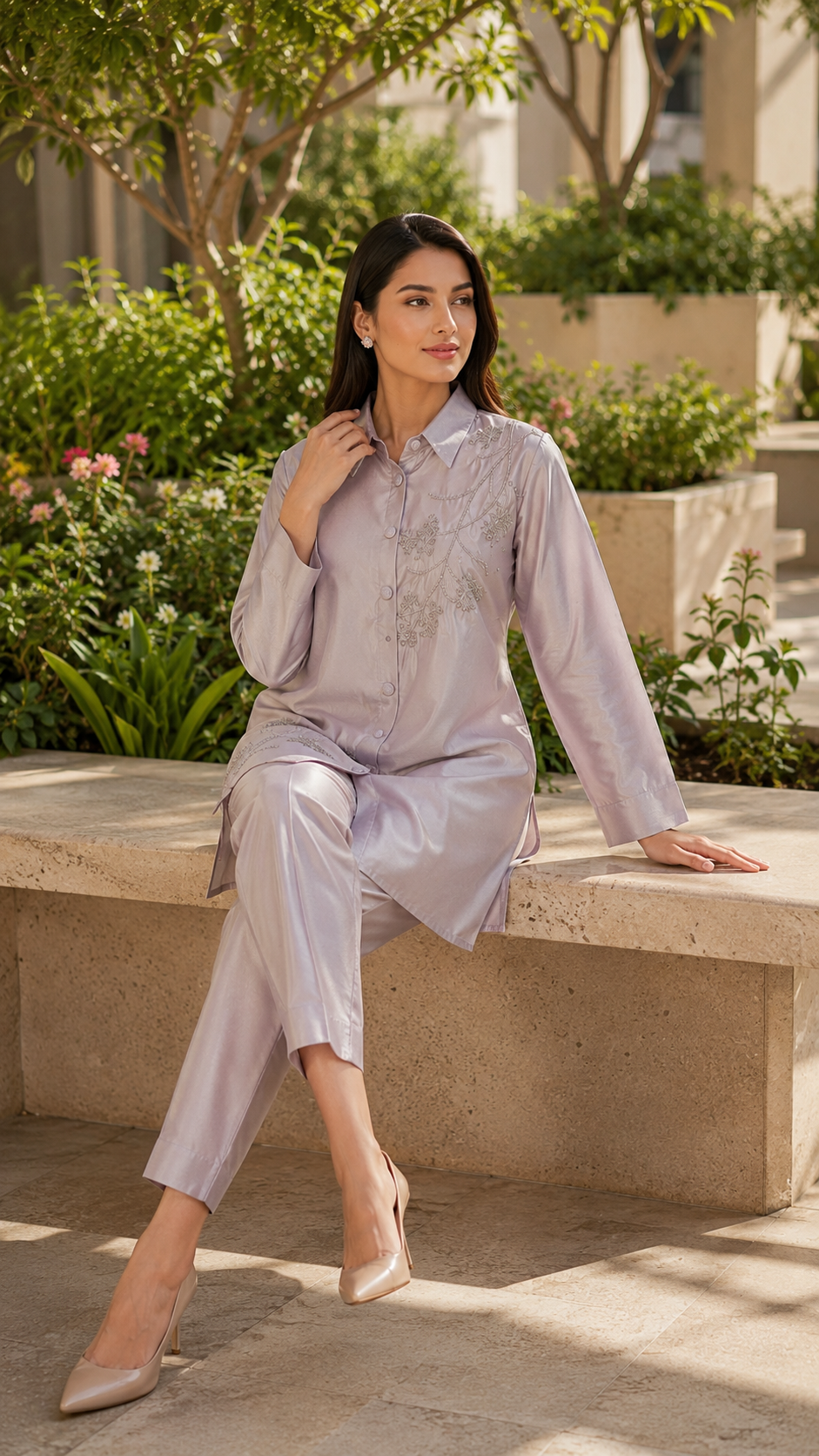 Lavender Glaze Co-ord Set