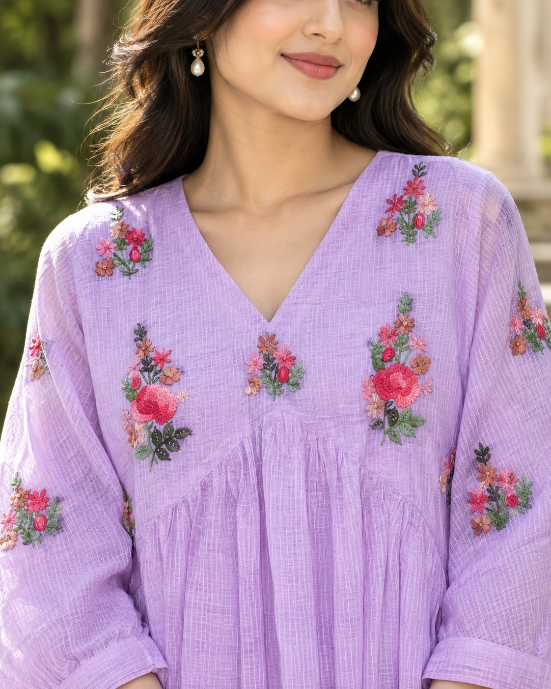 Lilac Garden Dress