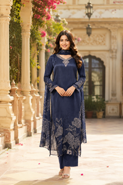 Neelara Crepe Kurta Set