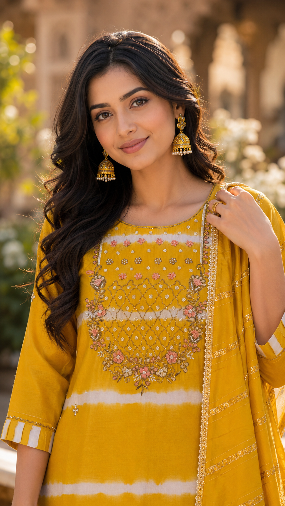 Sunehri Adaah Kurta Set