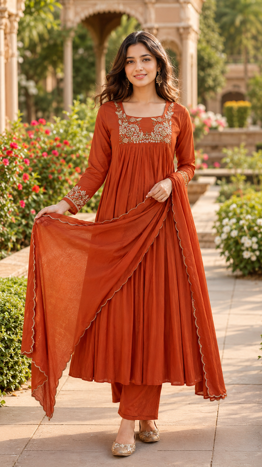 Aarohi Chinon Kurta Set