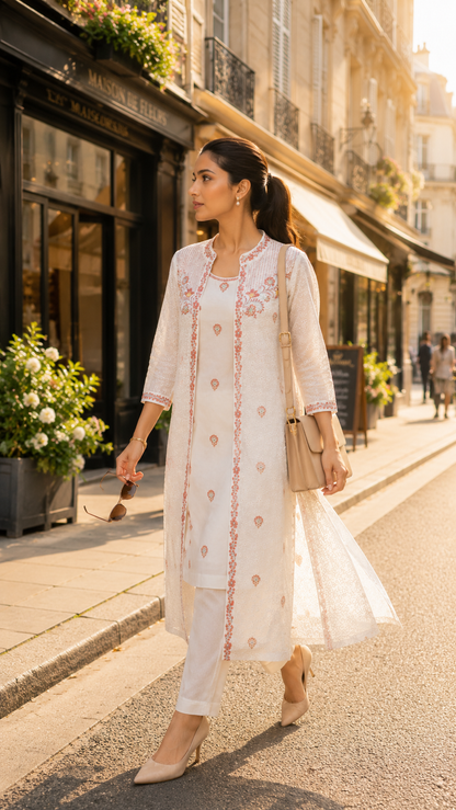 Ivory Élan Jacket Set