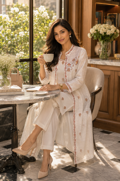 Ivory Élan Jacket Set