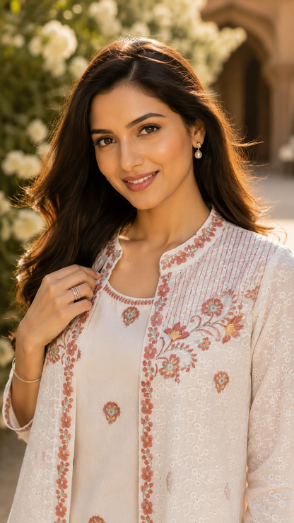 Ivory Élan Jacket Set