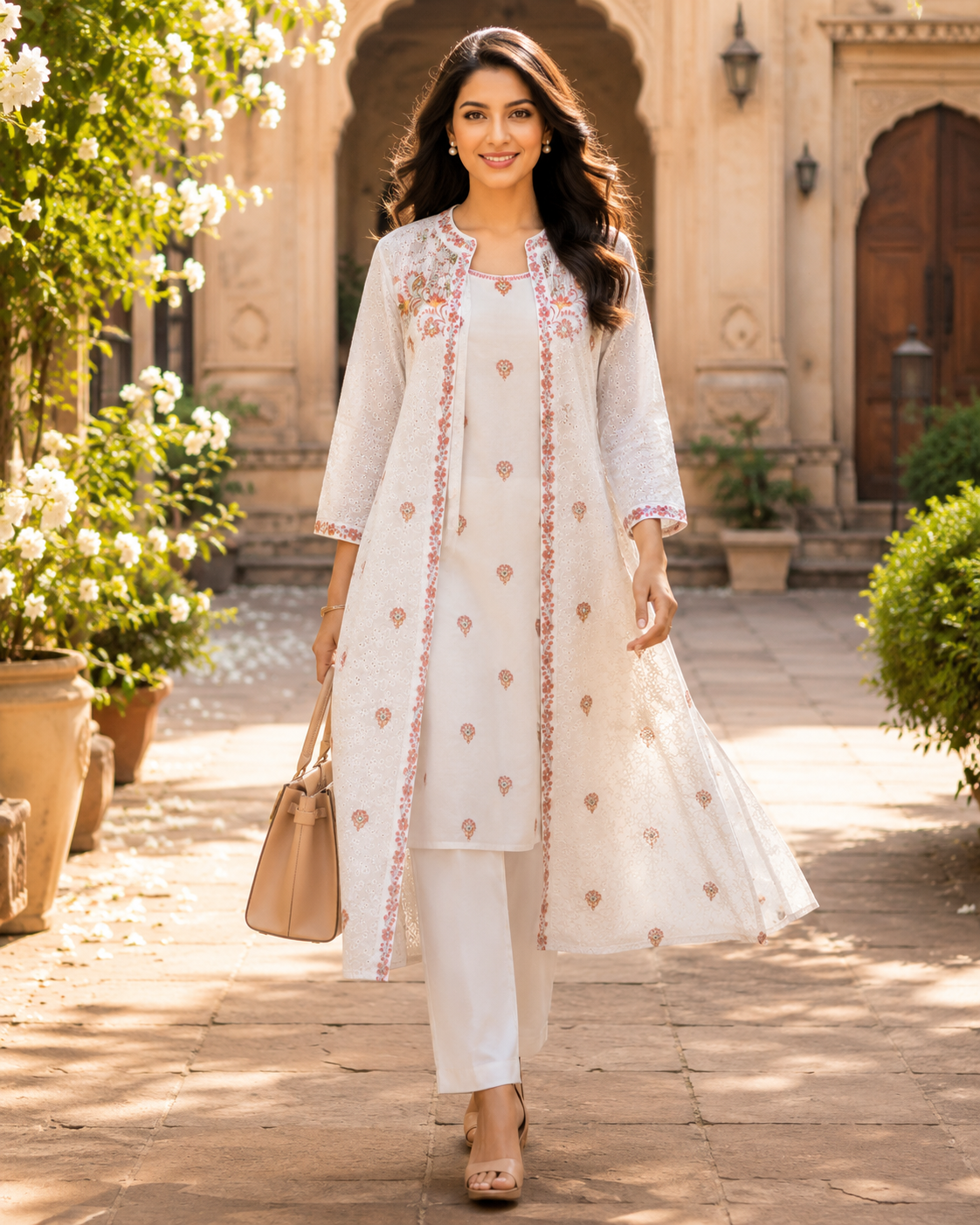 Ivory Élan Jacket Set