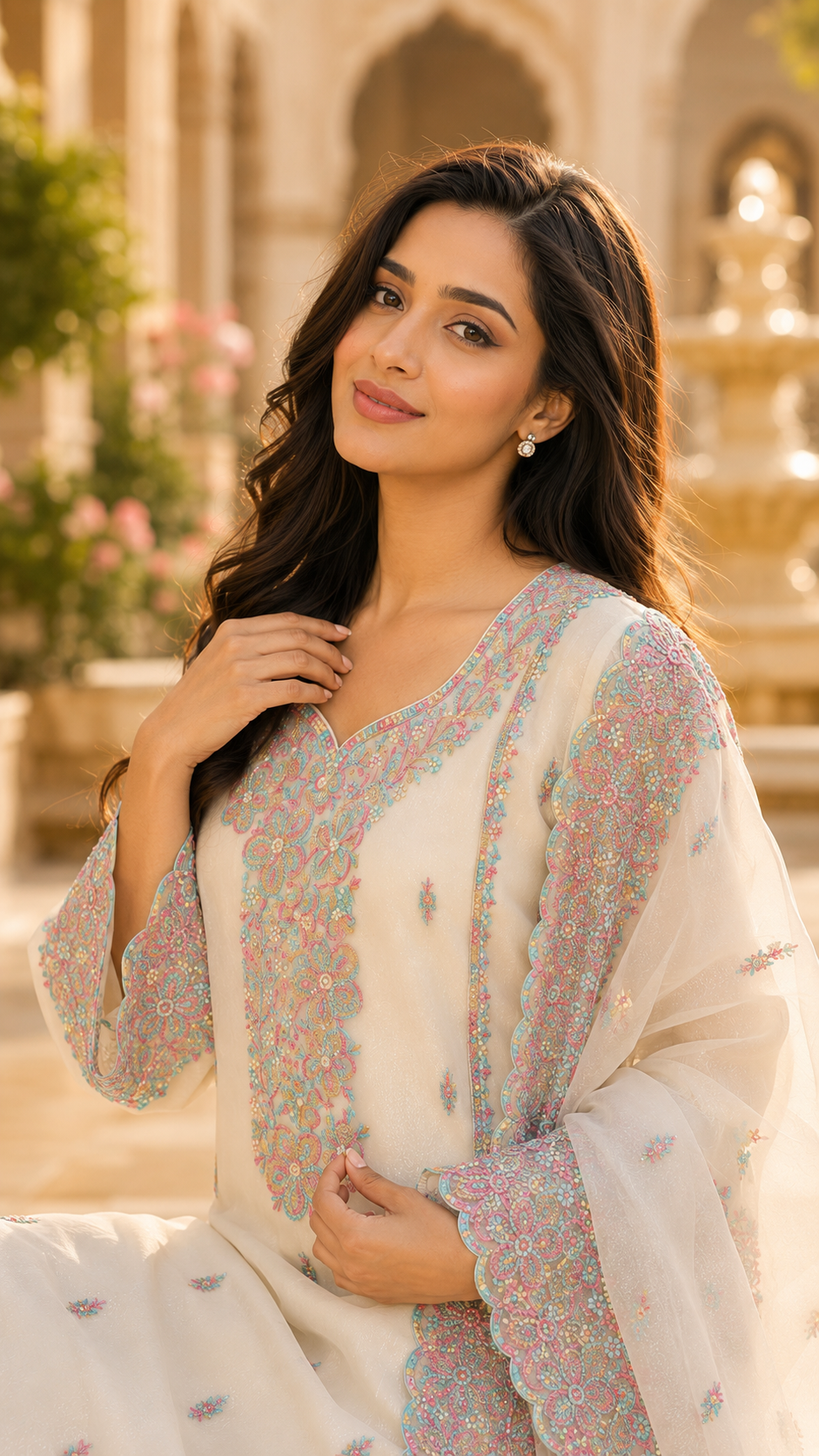 Saanjh Pastel Kurta Set
