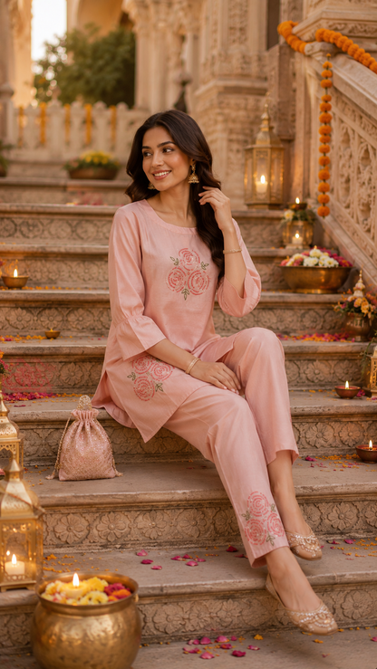 Sequin Silk Aura co-ord set