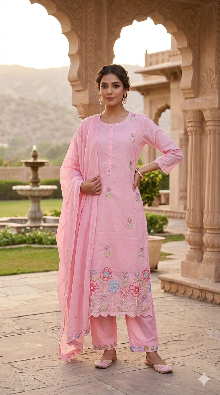 Floral Whisper Kurta Set