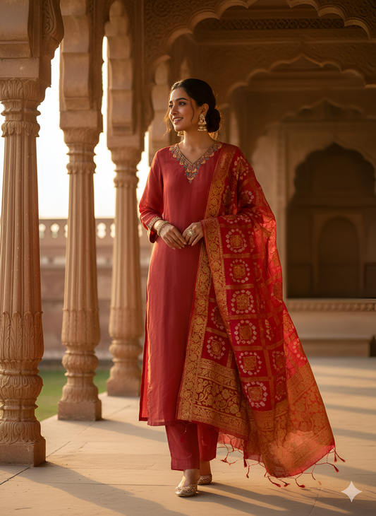 Rajwadi Red Glow Set