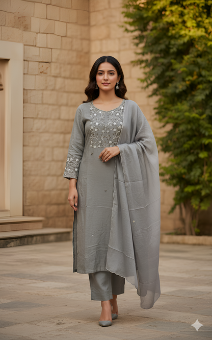 Raaya Mist Kurta Set