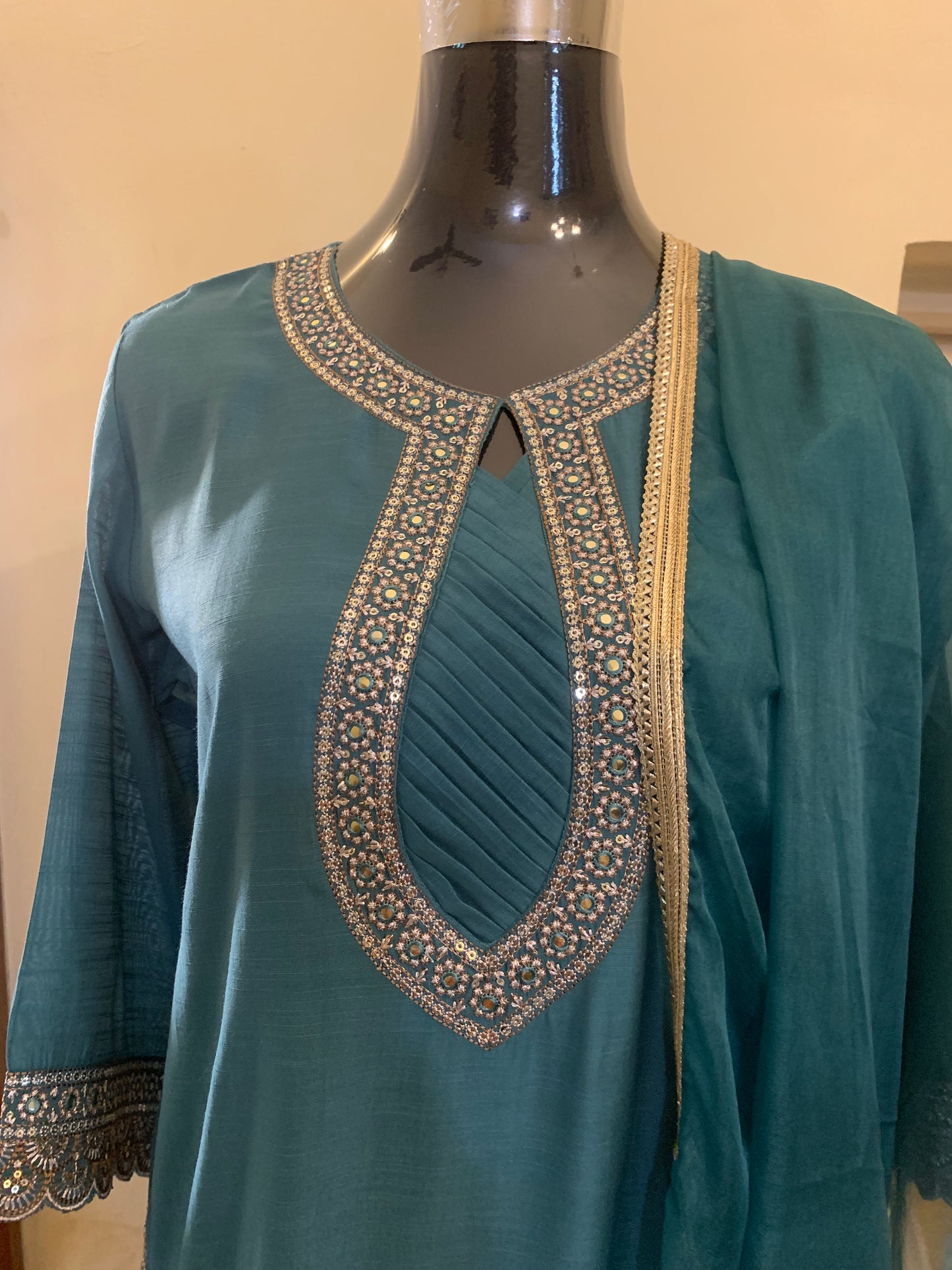 Afsana Teal kurta Set