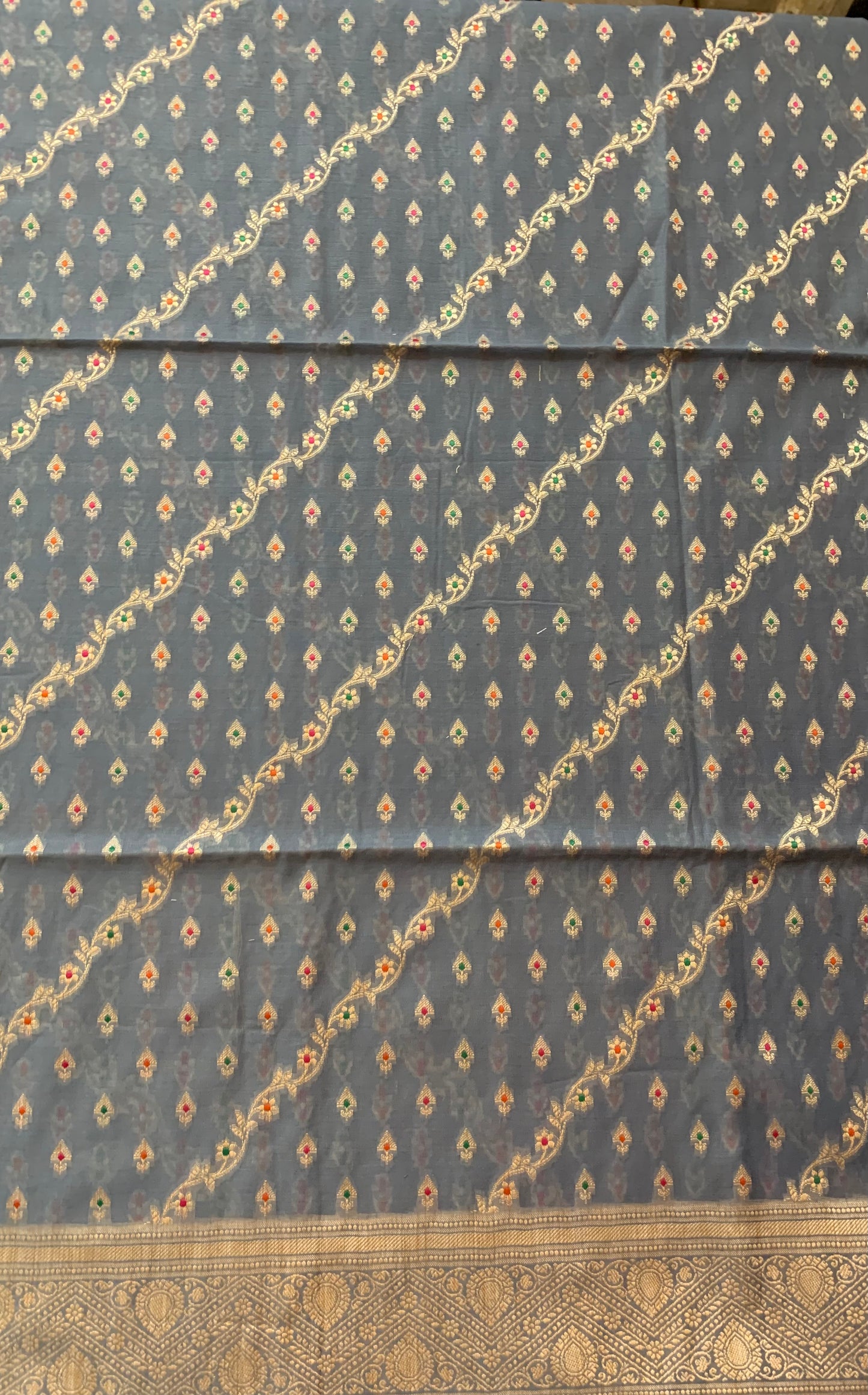Neelambar Banarasi Cotton kurta set