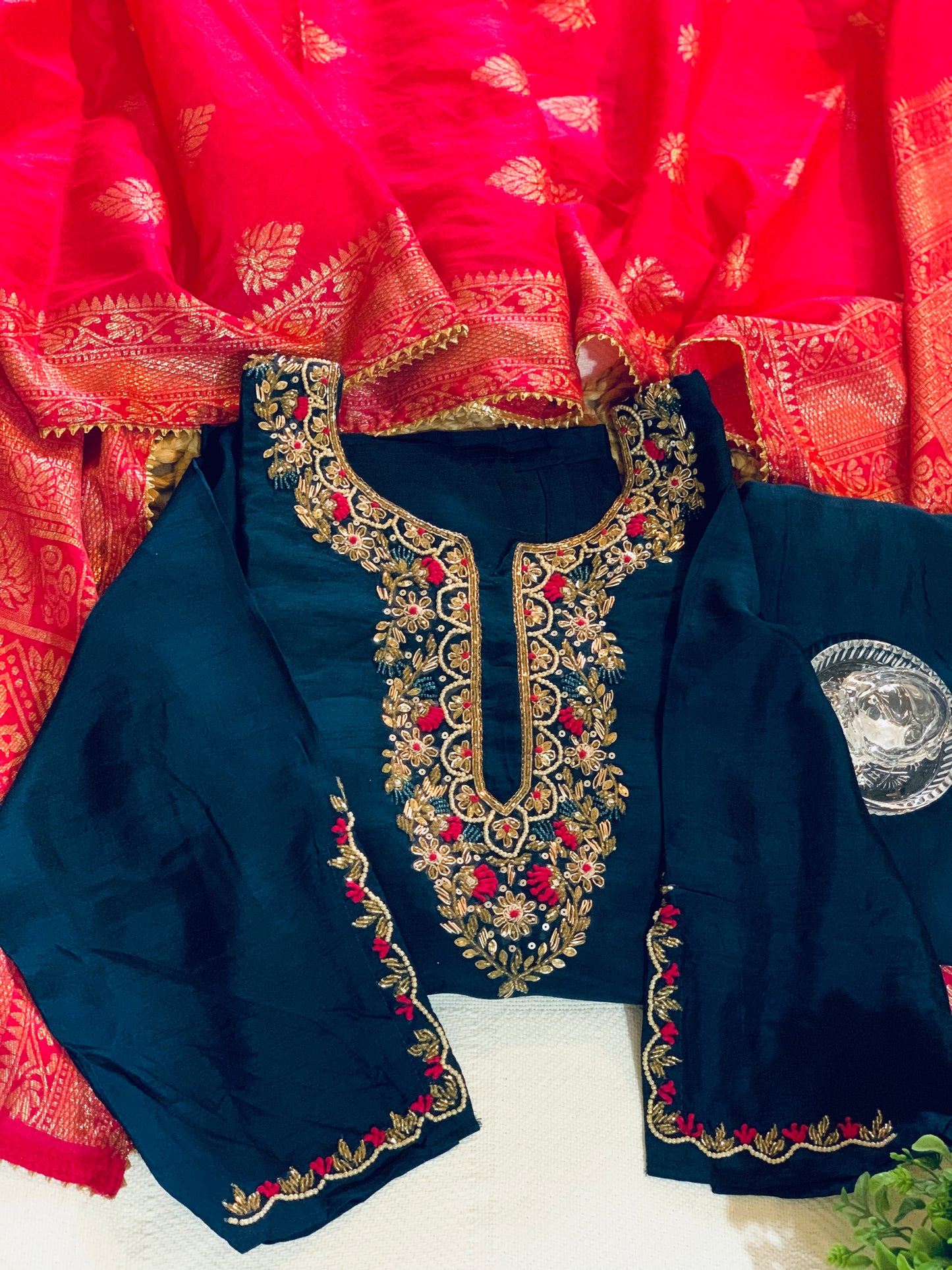 Midnight Banarasi Bloom Set