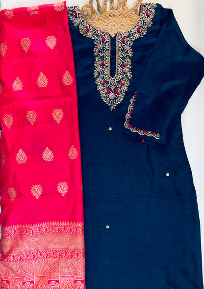 Midnight Banarasi Bloom Set