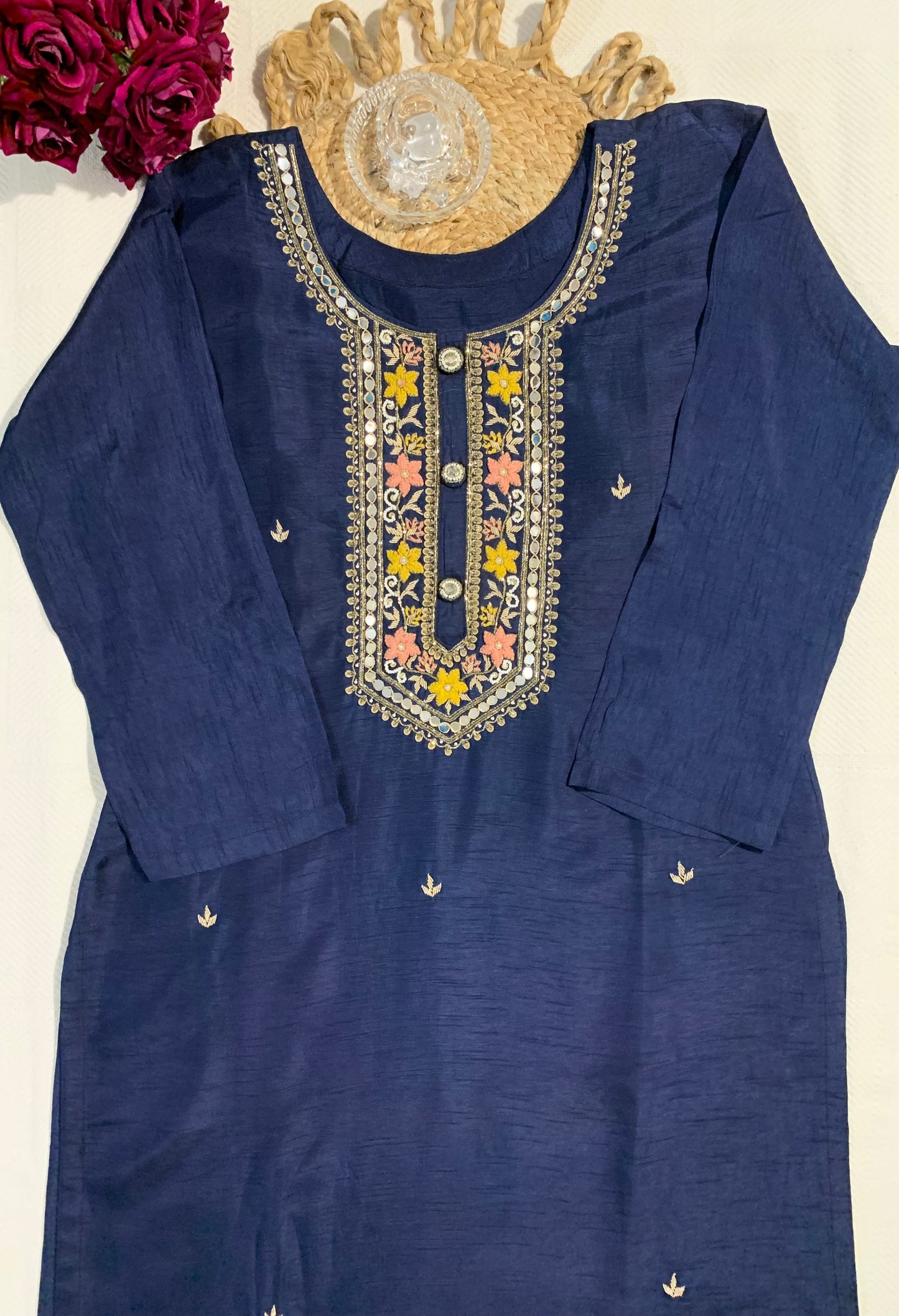 Neelika Noor Dola Silk Kurta Set