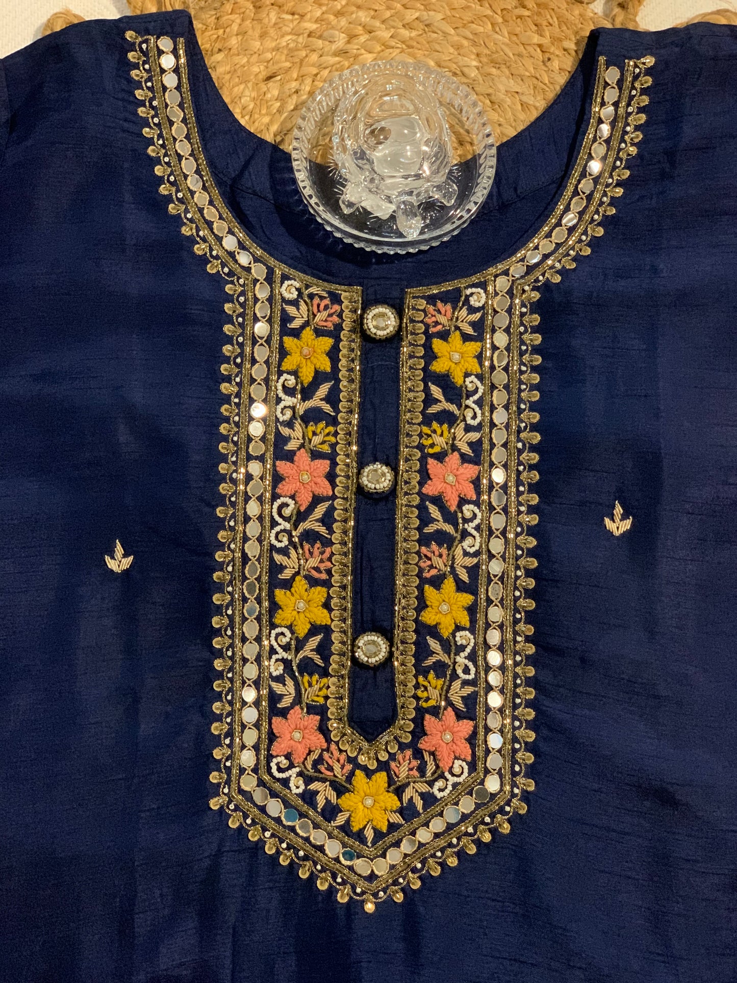 Neelika Noor Dola Silk Kurta Set