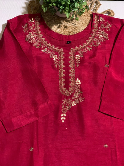 Rudrani Grace Dola Silk set