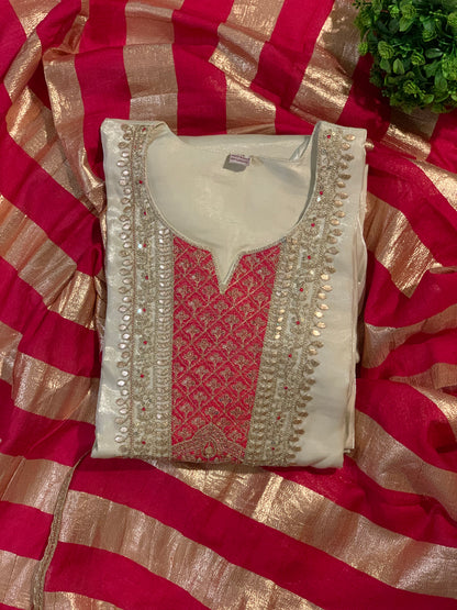 Ivory Rose Palazzo Set