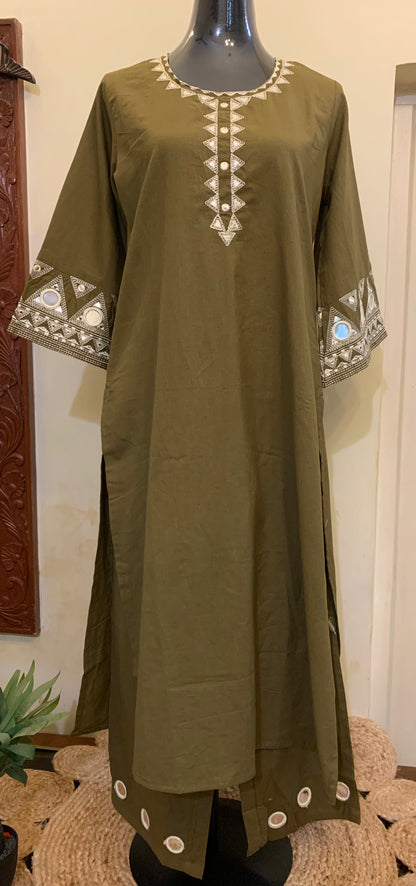 Olive Grace Kurta Set