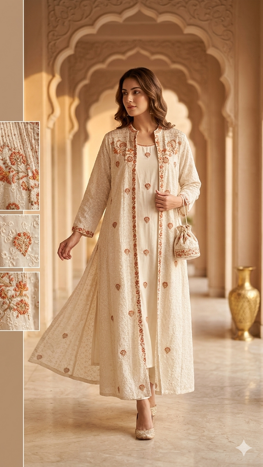 Ivory Élan Jacket Set